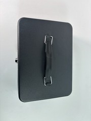 Honeywell 6112 Steel Cash Box 1 Bill & 5 Coin Slots 2 Keys Handle 9.8″ X 7.3″