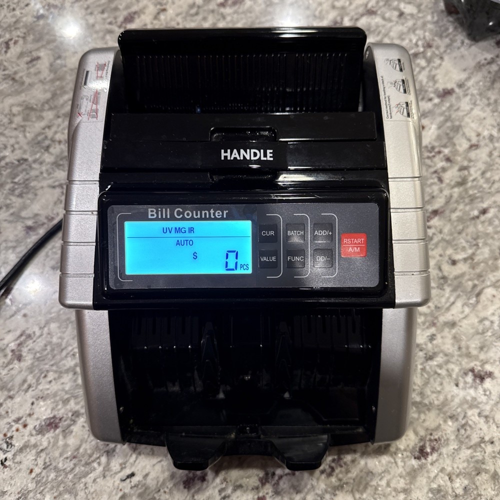 Aneken Money Counter Machine Value Count USD Euro UV MG IR Cash Counter