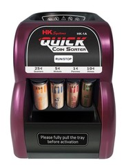 Coin Sorter 400 Capacity Sorts 260 Coins Per Minute – Includes 16 Wrappers