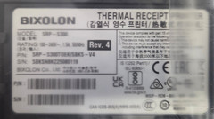 New B-Stock Bixolon SRP-300 3″ Thermal Receipt Printer, TOEK/SBKS V4, V03.03