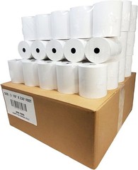 55GSM Shrink Wrap 3 1/8 x230 Feet Clover Station Thermal Paper Rolls 50 ROLLS
