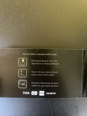 Square A-PKG-0206-01 Credit Debit Card Reader – White for Apple iPhone/ Android