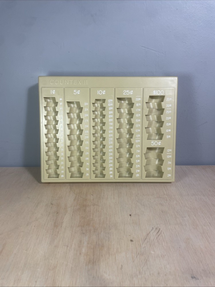 MMF Industries Countex II Plastic Coin Counting/Sorting Tray