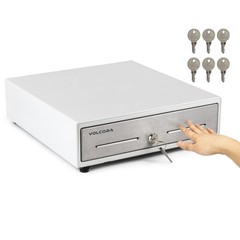 Volcora 13″ Manual Push Open Cash Register Drawer for Point of Sale (POS) Sys…