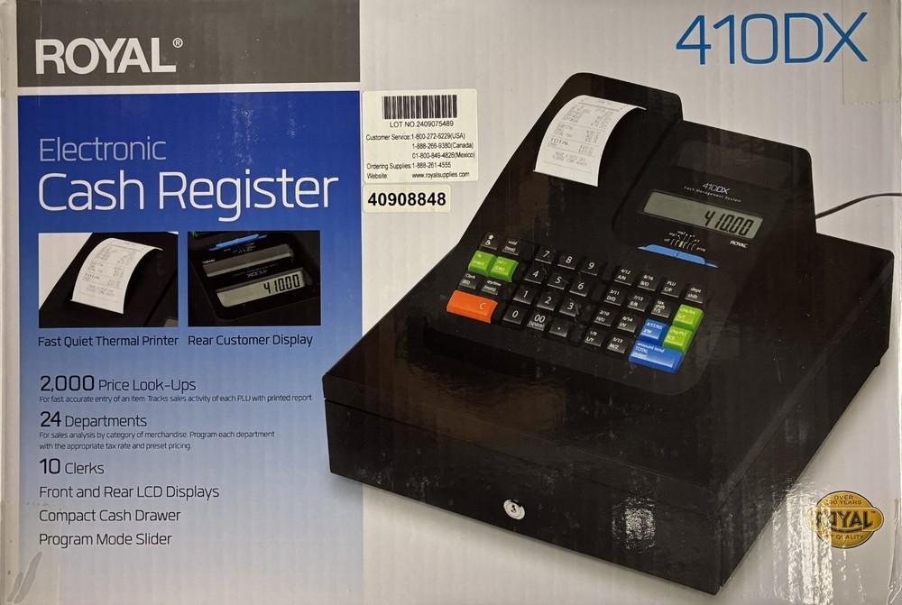 Royal – 89214G – 410DX Electronic Cash Register