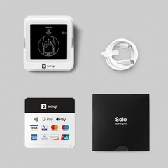 Solo Touch-Screen Payment Card Reader with Charging Station & Free Mobile Data