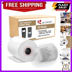 Thermal Paper Rolls for Ingenico Desk 3500, Desk 5000, Move 5000, , , DX8000 …