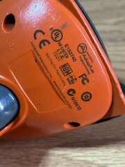 Honeywell E153740 Orange & Black Plastic Handheld Adaptus Barcode Scanner