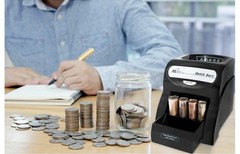 Royal Sovereign QS-1AC Electric Coin Sorter | 156 Coins/Min, Anti Jam Tech | NEW