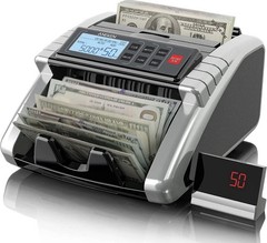 Aneken Money Counter Machine with Value Count, Dollar, Euro UV/MG/IR/DD/DBL/H…