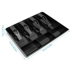 Cash Register Drawer Insert Tray With 4 Bill/3 Coin Compartments For M