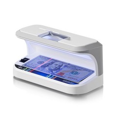 Portable Counterfeit Bill Detector, 8X Magnifier, UV Light, ID & Credit Card Sca