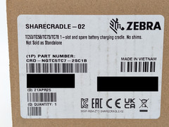 Zebra Sharecradle-02 Mobile Computer Charger 2-Slot (CRD-NGTC5TC7-2SC1B) Black