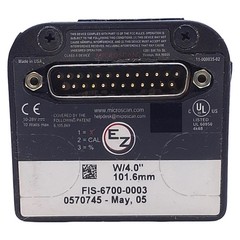 Microscan FIS-6700-0003 Quadrus EZ Fixed Scanner Barcode Reader Verifier Decoder