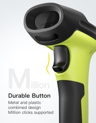 Inateck 2D Barcode Scanner, Wireless Bluetooth 2.4Ghz AI APP & SDK
