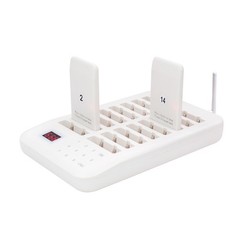 Wireless Restaurant Paging System 16 Coaster Pager Service Waiter Call Buzzer