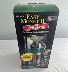 Mag-Nif Easy Money II Motorized Electronic Coin Sorter 200 Capacity AC Adapter