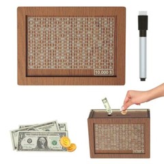 Cash Vault Wooden Savings Box Wooden Cash Saver Money Saving Box With Countdown
