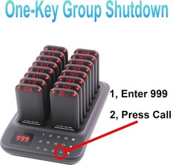 Restaurant Pager System 16 Wireless Guest Buzzers Food Truck – NIB