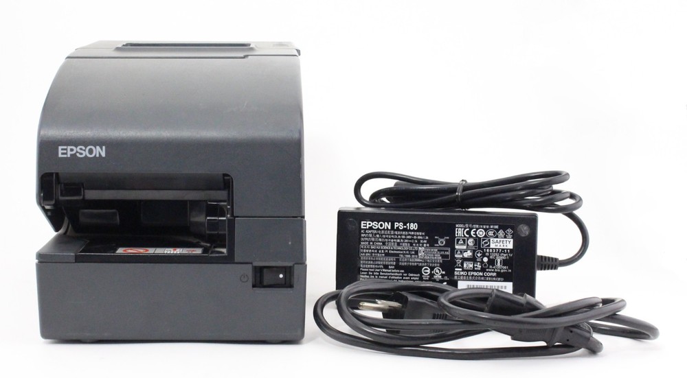 Epson TM-H2000 M255A USB Dual-Function Thermal POS Receipt MICR Printer; 6171538