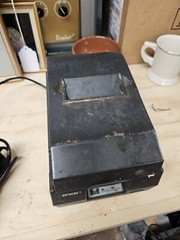 (2) Epson TM-U220B POS Receipt Printer For Parts or Repair