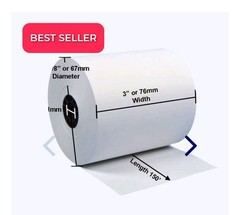 1 Ply POS Bond Paper Roll 3 Inch X 150ft 24 Count