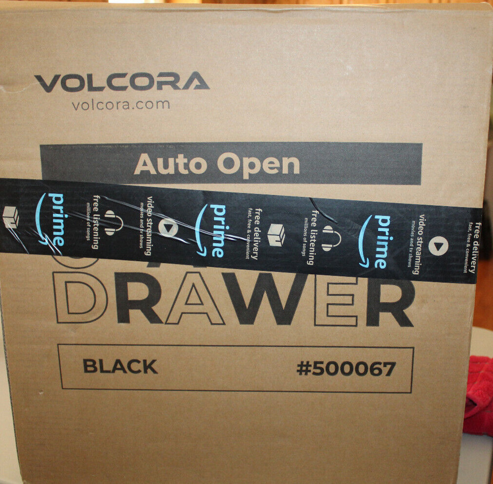 NEW Volcora #500067 16″ Auto Open Cash Drawer ~ Black