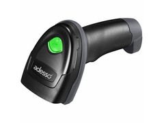 Adesso Wireless/Bluetooth/Wired 2D Barcode Scanner with Charging Cradle –