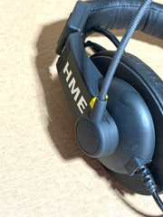 HME HS15 Intercom Headset 306G100-1 w/ Mini DIN 4 Pin Connector