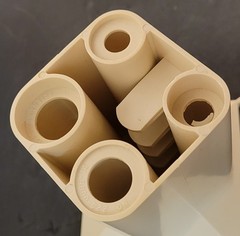 MMF™ Industries Coin Tender Sorter Counter Beige USA Made 4 Tubes