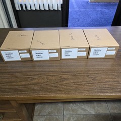 Ingenico Move 3000 LOT Of 4 With Power Cables In Boxes