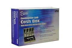 Cash Box Combination Lock 4 Slots 6 Compartment Cashier 1 Tray Steel PM SecurIT