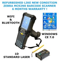 🔥 Zebra MC92N0-GA0SXEYA5WR 1D Short Range Windows CE 7.0 & WARRANTY & TELNET 🔥