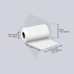 Thermal Paper Receipt Rolls POS/Cash Register, 2.25″ x 50ft, GT214-50 50 Rolls