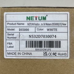 NETUM Fashionable Bluetooth Wireless 1D Barcode Scanner White DS5000