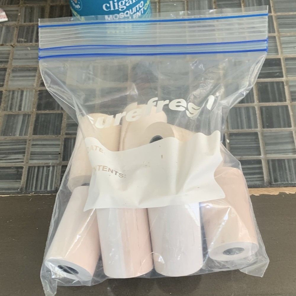 Thermal POS Receipt Paper Rolls 2 1/4 in (57 mm) for Thermal Printer White