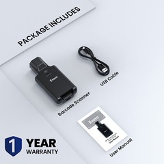 2D Wireless Barcode Scanner QR Code Reader for IPad,iPhone, Android Phones,PC
