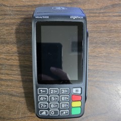 Ingenico Move/5000 Card Reader Terminal with charger. Batteries hold charge