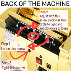Upromax Gold Money Counter Machine – UV/MG/IR Fake Money Detector & Cash Box …
