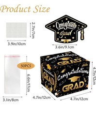 Graduation Gifts Black Graduation Money Box Surprise Grad Money Holder