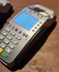 Lot of 2 Verifone VX520 VX 520 Credit Card Machine Terminal Reader
