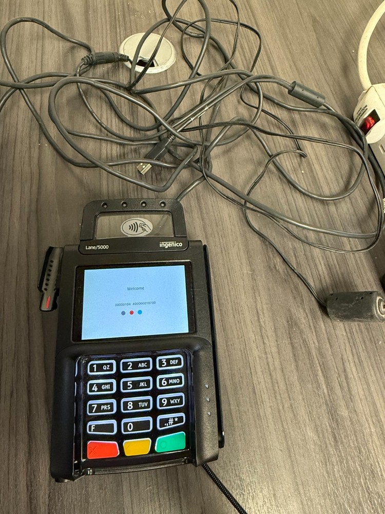 Ingenico Lane/5000 Credit Card Terminal POS LAN500-USSCN14A