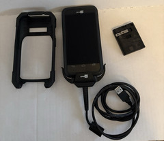 CipherLab RS30 Android Mobile Computer Barcode Scanner Boot & Snap On Charger