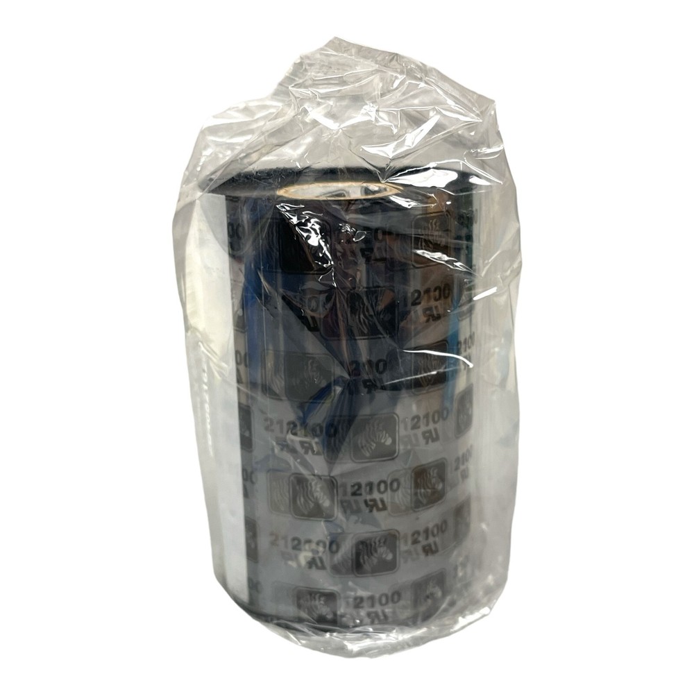 ZEBRA 2100 SERIES THERMAL TRANSFER WAX RIBBON 02100BK11045 110mmX450M NEW SEALED