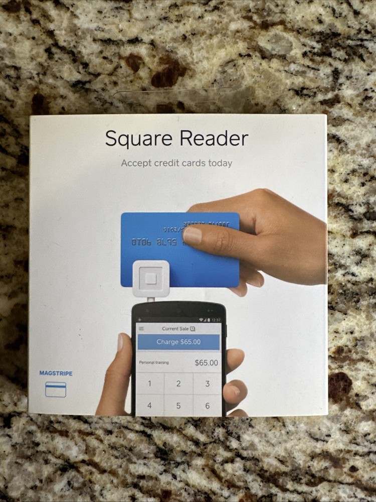 Square A-PKG-0206-01 Credit Debit Card Reader – White for Apple iPhone and…