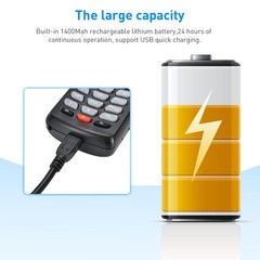 JRHC Wireless Barcode Scanner, Portable Inventory Scanner 1D 2D&PDF417 Data