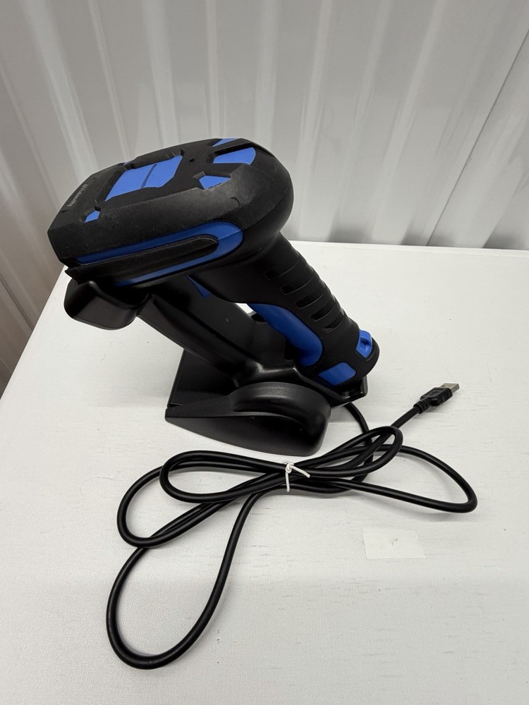 Alacrity Upgraded 2D Industrial Barcode Scanner with Wireless Charging Stand