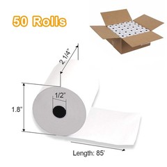 2 1/4″ x 85′ Thermal Receipt Paper Credit Card POS Cash Register 50-1000 Rolls