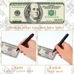 Quick and Portable 4-Pack Money Checker Pens for Detecting Counterfeit Currency