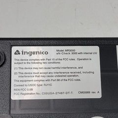 NEW – INGENICO EN-CHECK MR3000 CHECK MANAGER INTERNAL CHECK READER 3000